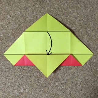 立体の家の折り方8